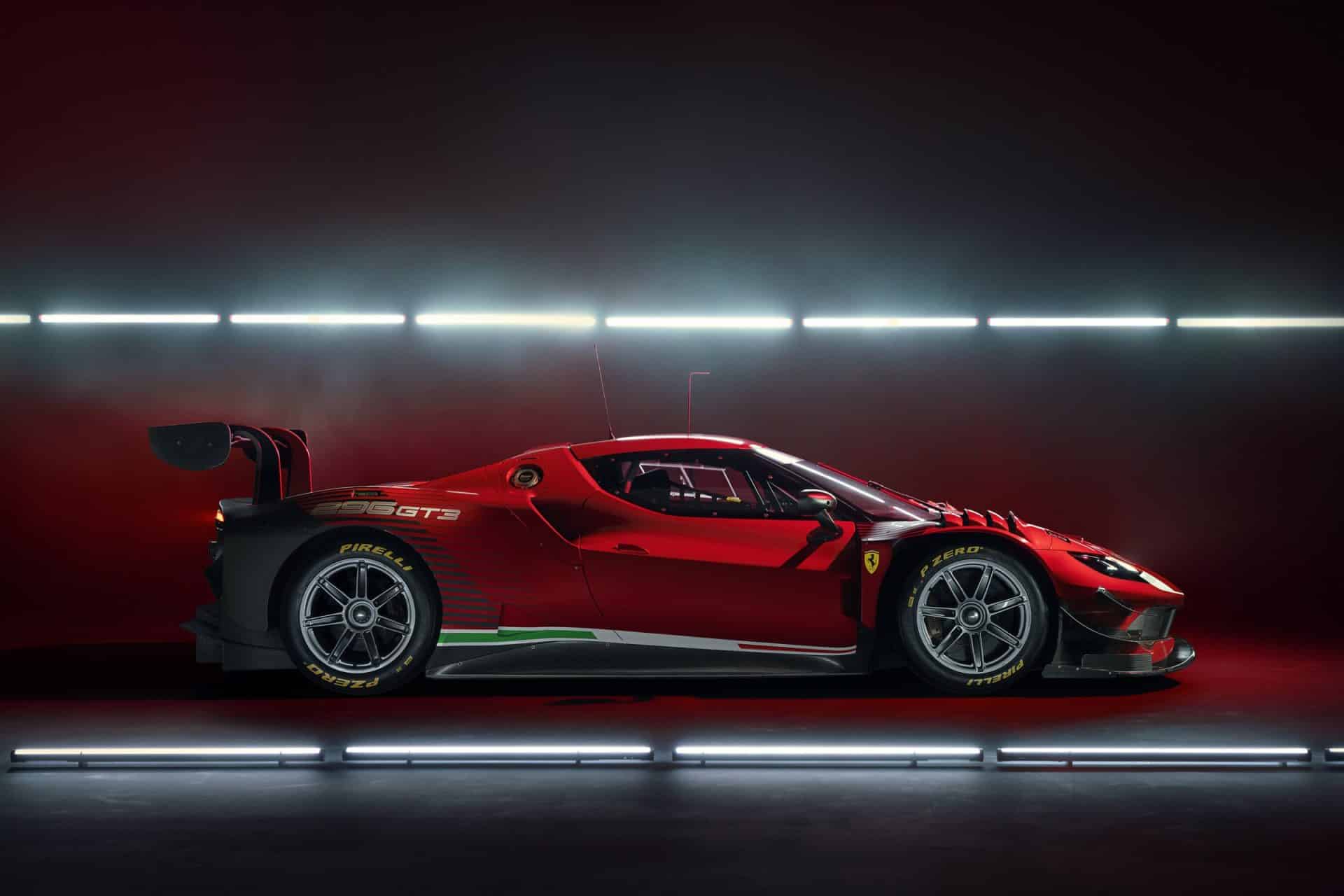 Ferrari 296 GT3 side