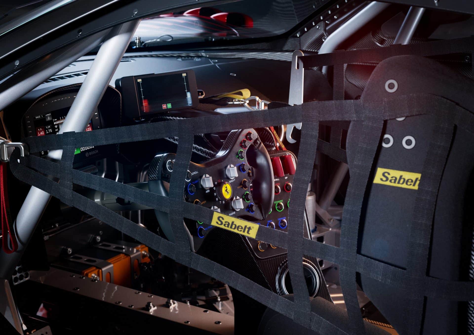 Ferrari 296 GT3 cockpit