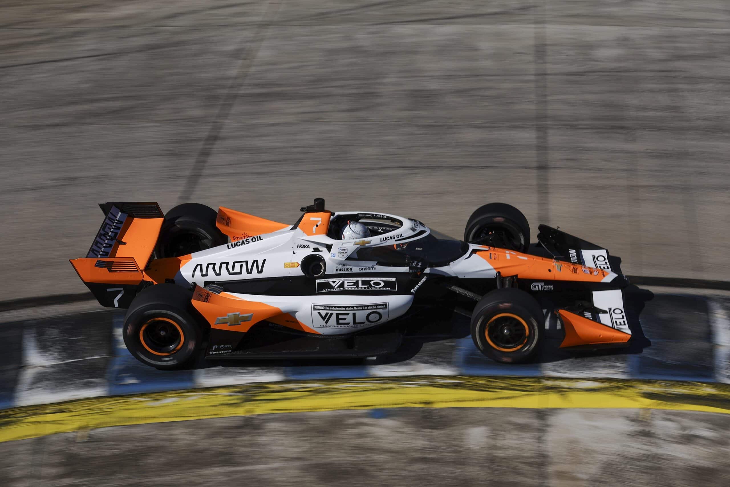 Christian Lundgaard i sin McLaren #7.