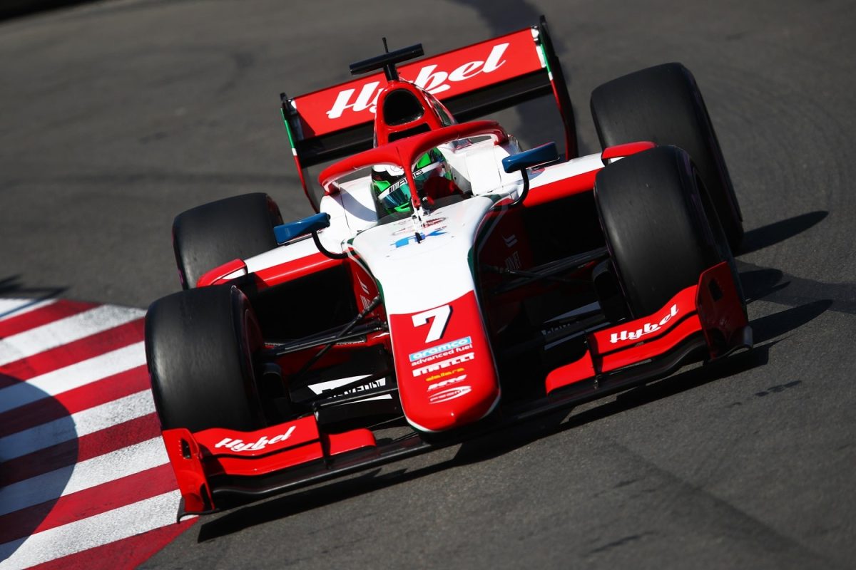 MONTE-CARLO, MONACO - MAY 26: Frederik Vesti of Denmark and PREMA Racing (7) drives on track during qualifying ahead of Round 6:Monte Carlo of the Formula 2 Championship at Circuit de Monaco on May 26, 2023 in Monte-Carlo, Monaco. (Photo by Joe Portlock - Formula 1/Formula Motorsport Limited via Getty Images)