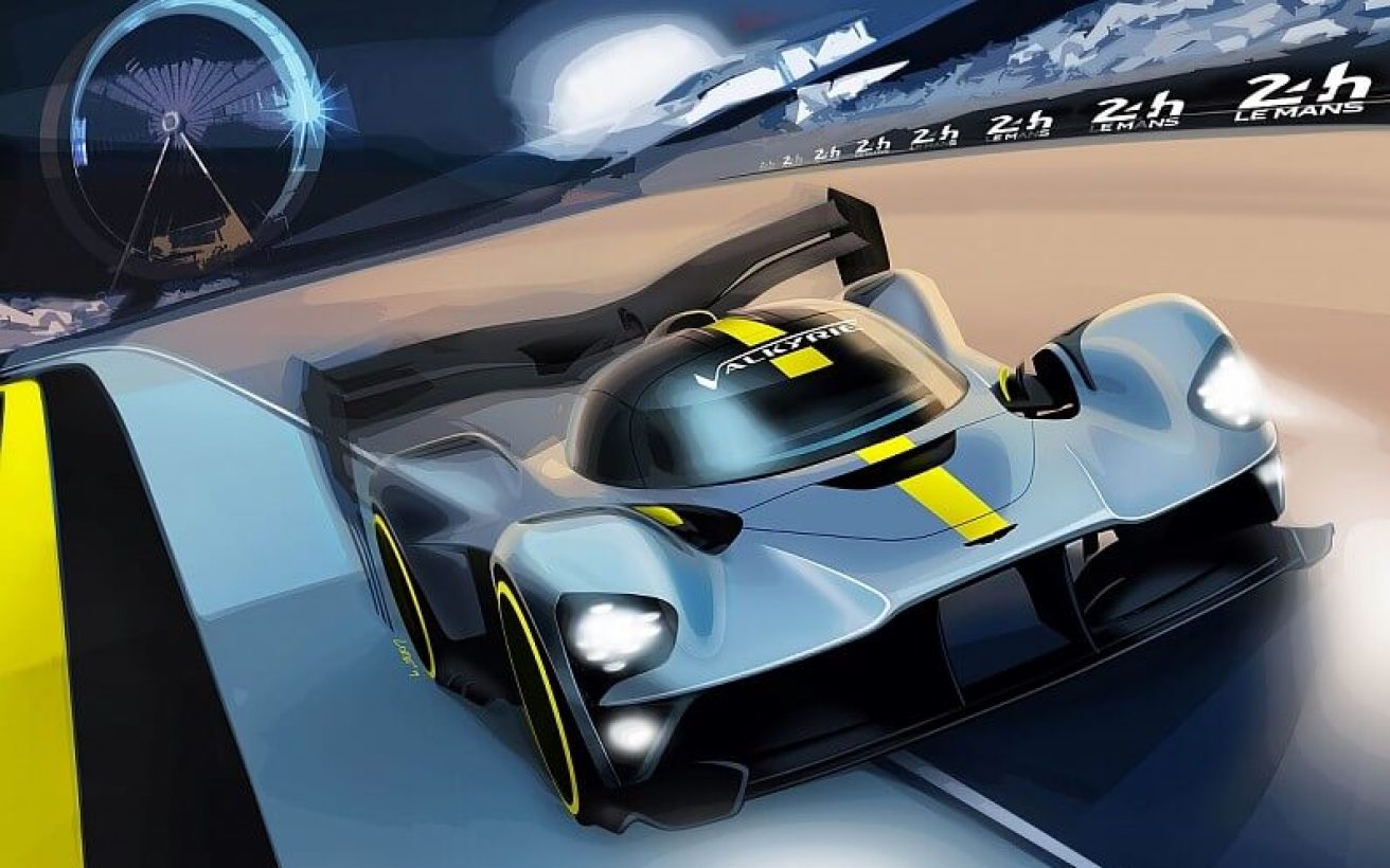 Aston Martin Valkyrie Hypercar bliver en realitet når 20/21-sæsonen går i gang. Illustration: Aston Martin Racing