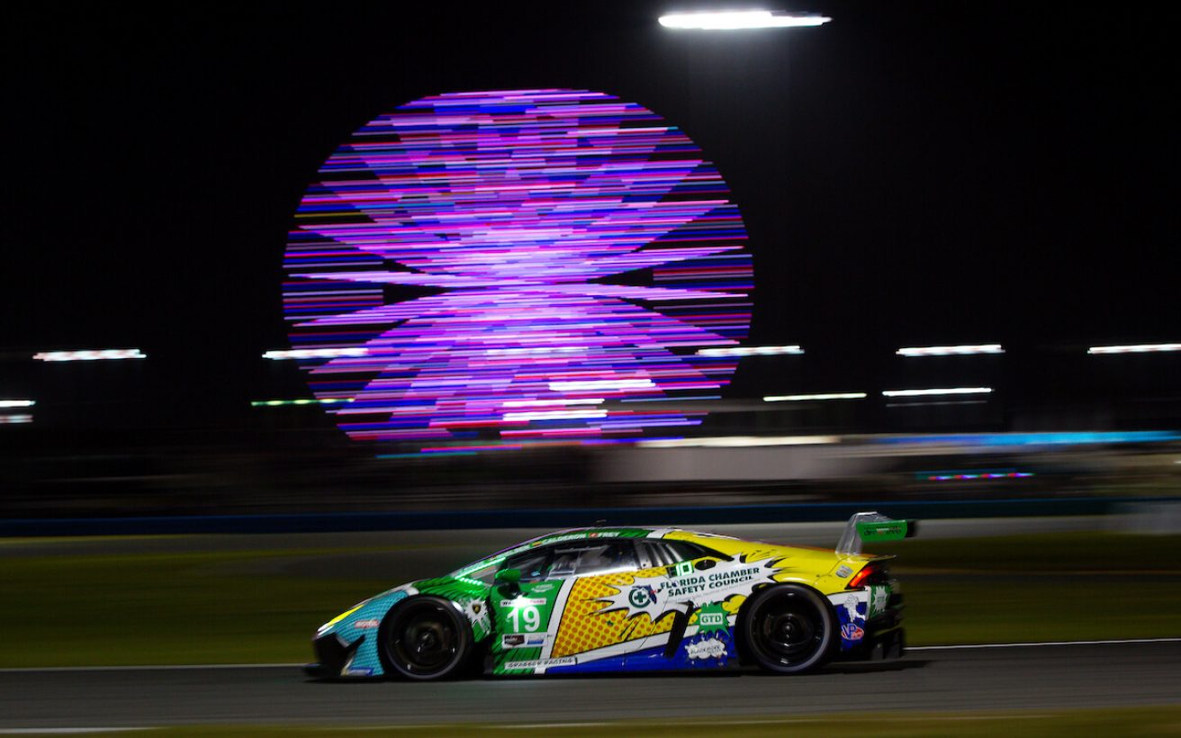 #19 GEAR Racing powered by GRT Grasser Lamborghini Huracan GT3, GTD: Christina Nielsen, Katherine Legge, Tati Calderon, Rahel Frey