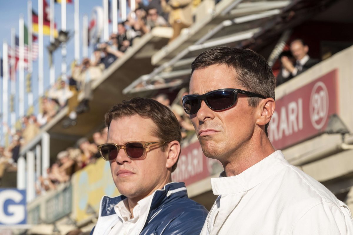 Carroll Shelby (Matt Damon) og Ken Miles (Christian Bale) var nøglepersoner i Ford's jagt på Le Mans-sejren. Foto: 20th Century Fox