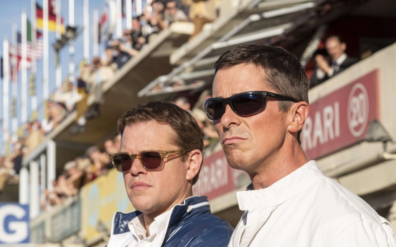 Carroll Shelby (Matt Damon) og Ken Miles (Christian Bale) var nøglepersoner i Ford's jagt på Le Mans-sejren. Foto: 20th Century Fox