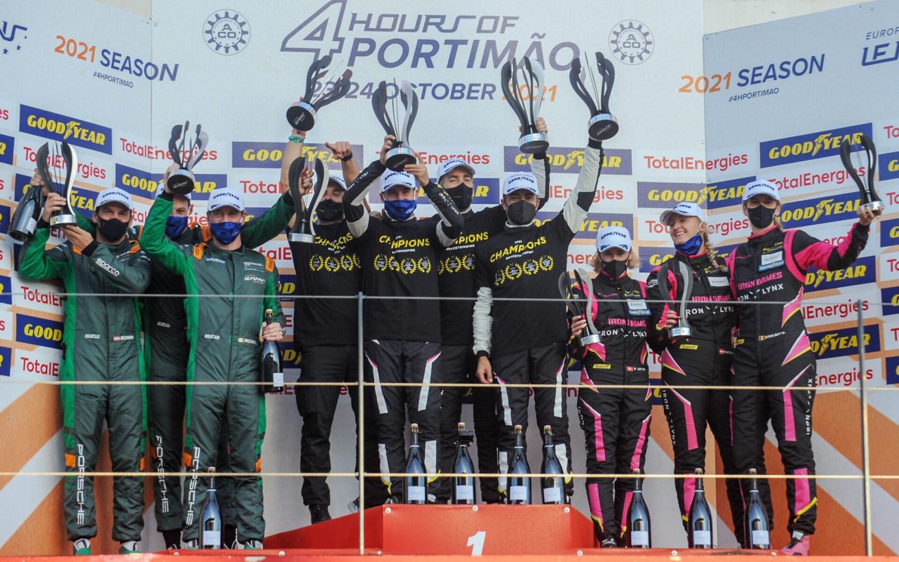 LMGTE Podium
#93 Porsche 911 RSR - 19 / PROTON COMPETITION / Michael Fassbender / Felipe Laser / Richard Lietz
#80 Ferrari F488 GTE EVO / IRON LYNX / Matteo Cressoni / Rino Mastronardi / Miguel Molina
#83 Ferrari F488 GTE EVO / IRON LYNX / Rahel Frey / Michelle Gatting / Sarah Bovy