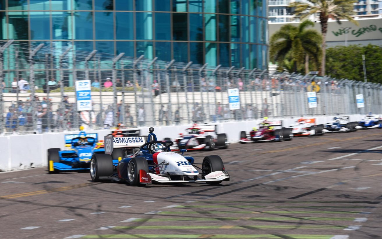 Ja.... IndyCar-sæsonen starter, men det gør Indy NXT også! Christian Rasmussen er i år at finde hos HMD Motorsports, hvor han jagter en plads i 2024's udgave af NTT IndyCar Series. Foto: Travis Hinkle/Penske Entertainement