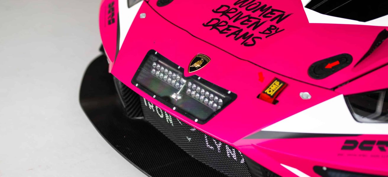 Iron Dames, Lamborghini Huracan GT3 Evo2 #85, body  during the Prologue of the 2024 FIA World Endurance Championship, from February 24 to 26, 2024 on the Losail International Circuit in Lusail, Qatar - Photo Marius Hecker / DPPI
