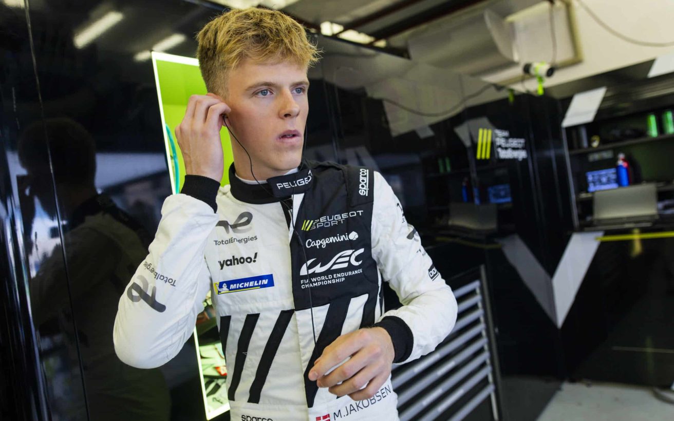 JAKOBSEN Malthe (dnk),  New Peugeot Reserve Driver, portrait during the 2024 Rookie Test of the FIA World Endurance Championship, on November 3, 2024 on the Bahrain International Circuit in Sakhir, Bahrain - Photo Julien Delfosse / DPPI