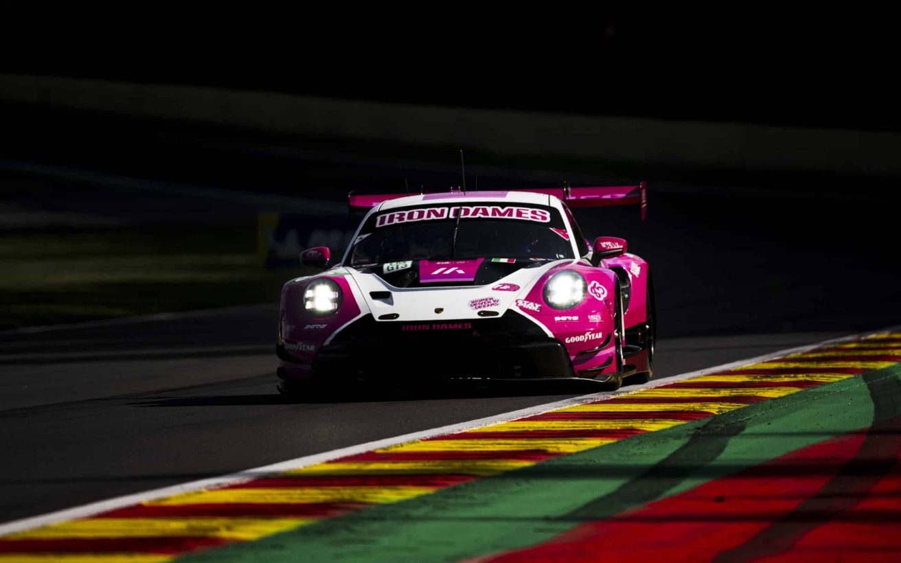 85 FREY Rahel (swi), GATTING Michelle (dnk), MARTIN Célia (fra), Iron Dames, Porsche 911 GT3 R (992) #85, LM GT3, action during the TotalEnergies 6 Hours of Spa-Francorchamps 2025, 3rd round of the 2025 FIA World Endurance Championship, from May 8 to 10, 2025 on the Circuit de Spa-Francorchamps in Stavelot, Belgium - Photo Charly Lopez / DPPI