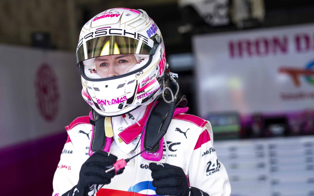 GATTING Michelle (den), Iron Dames, Porsche 911 GT3 R LMGT3, #85, LMGT3, portrait during the Test Day of the 24 Hours of Le Mans 2025, 4th round of the 2025 FIA World Endurance Championship, on June 8, 2025 on the Circuit des 24 Heures du Mans in Le Mans, France - Photo Julien Delfosse / DPPI