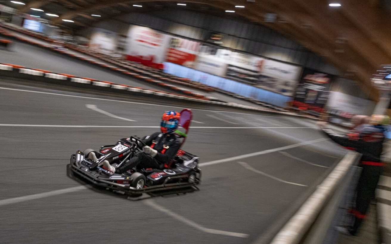 Der var fart på i Racehall mellem jul og nytår. Foto: Boxengasse