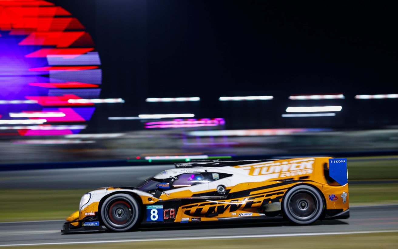 #8: Tower Motorsports, ORECA LMP2 07, LMP2: John Farano, Sebastian Alvarez, Sebastien Bourdais, Job Van Uitert