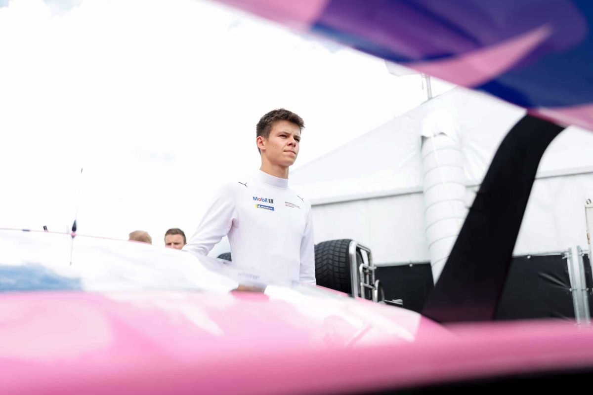 Porsche-Junior Bastian Buus (DK), BWT Lechner Racing (#1), Porsche Mobil 1 Supercup 2023, Spa-Francorchamps (B)