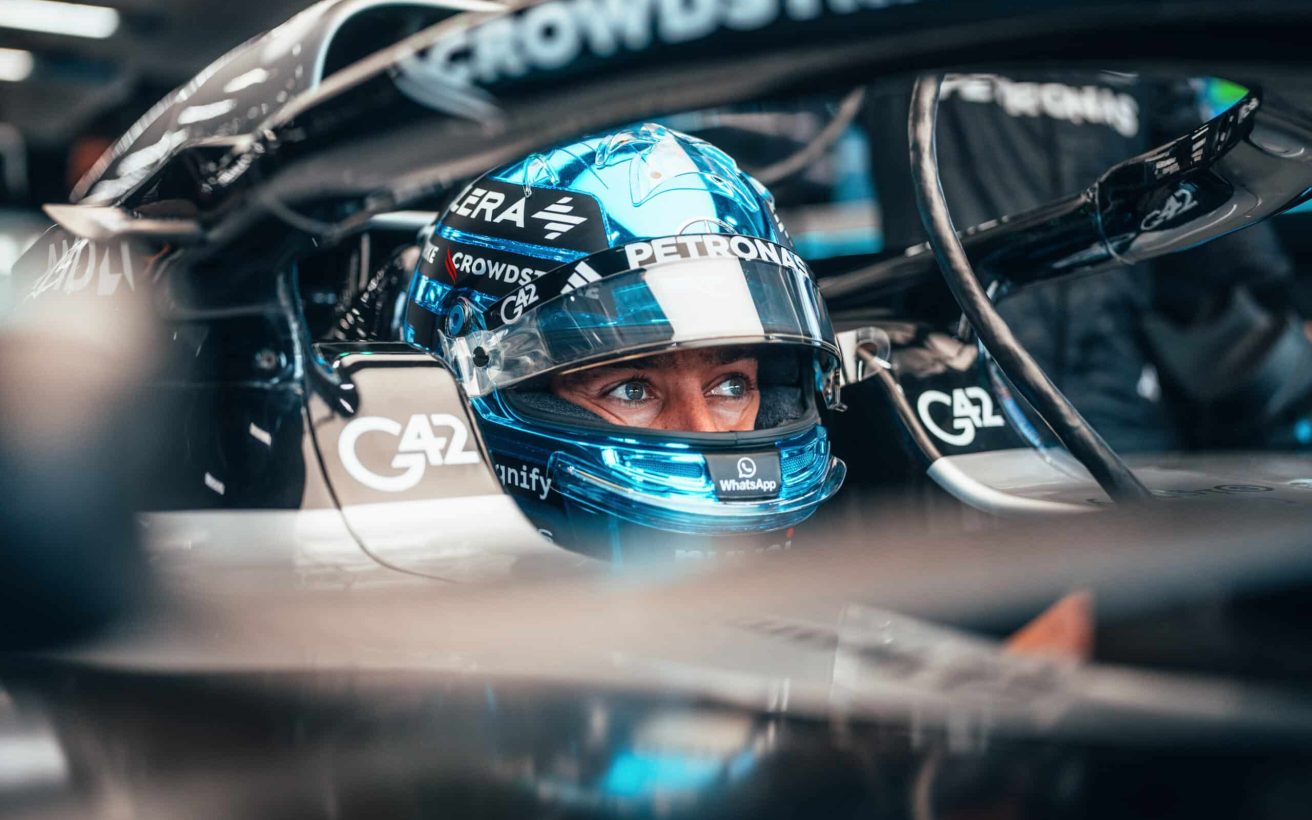 Formel 1 - Mercedes-AMG PETRONAS F1 Team, Großer Preis von Singapur 2025. George Russell 

Formula One - Mercedes-AMG PETRONAS F1 Team, 2025 Singapore Grand Prix. George Russell