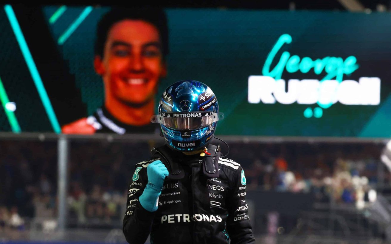 Formel 1 - Mercedes-AMG PETRONAS F1 Team, Großer Preis von Singapur 2025. George Russell 

Formula One - Mercedes-AMG PETRONAS F1 Team, 2025 Singapore Grand Prix. George Russell