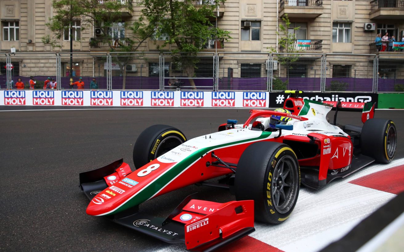 Britiske Oliver Bearman har godt styr på Baku City Circuit, hvorfor han både var hurtigst i træningen og kvalifikationen. Foto: Joe Portlock - Formula 1/Formula Motorsport Limited via Getty Images