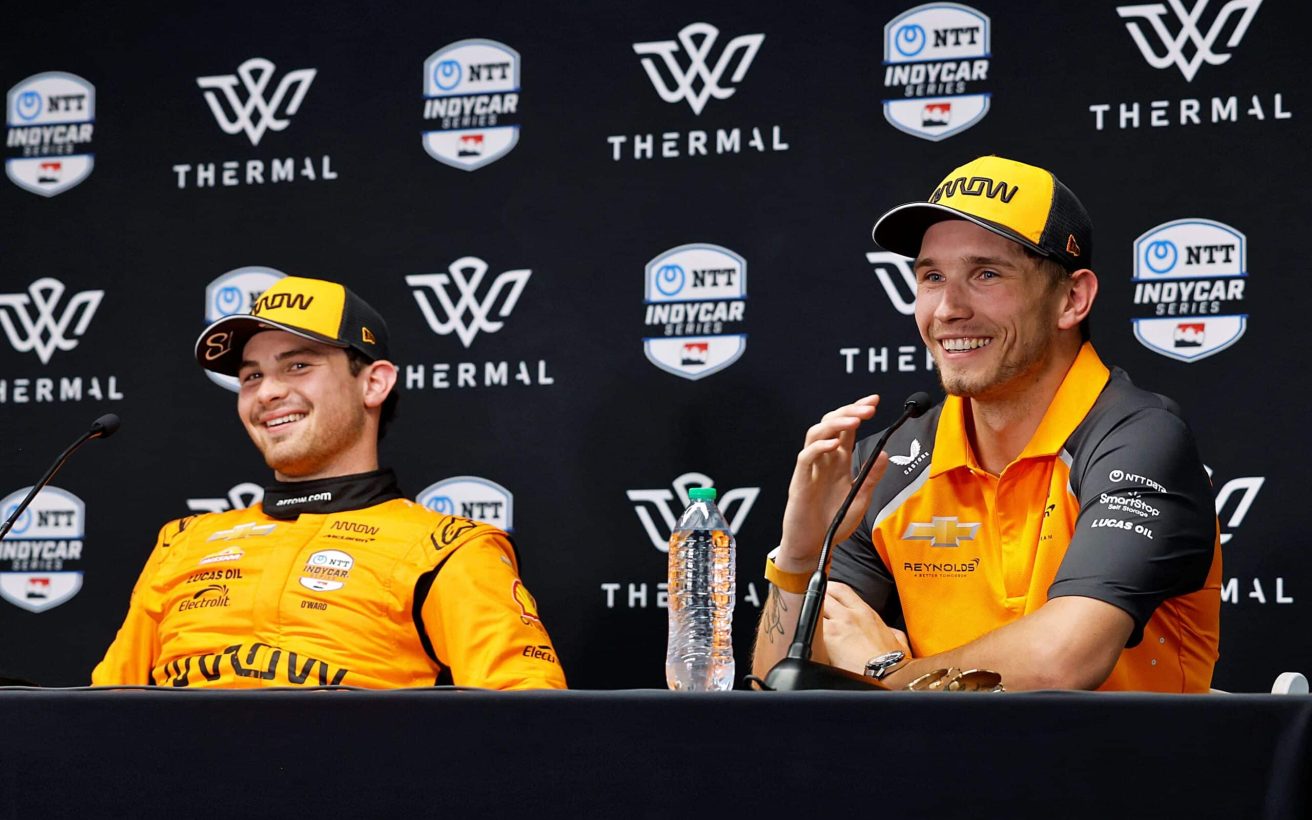 Pato O_Ward and Christian Lundgaard - The Thermal Club INDYCAR Grand Prix - By_ Paul Hurley_Large Image Without Watermark_m124101