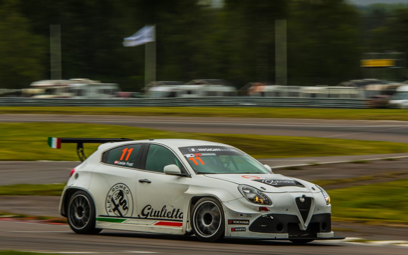 Tre danske biler er til start i TCR Scandinavia i denne weekend - heriblandt Insight Racings Alfa Romeo Giulietta, der køres af Louise Frost.
