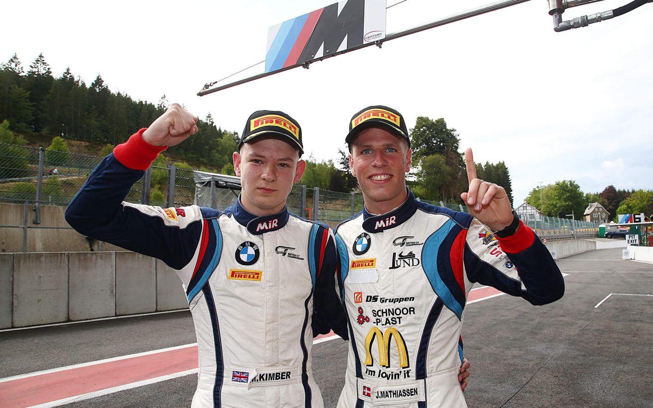 Jacob Mathiassen og Mark Kimber satsede i kvalifikationen på SPA-Francorchamps, og det gav pote for det dansk/britiske makkerpar. Foto: BritishGT.com/JEP