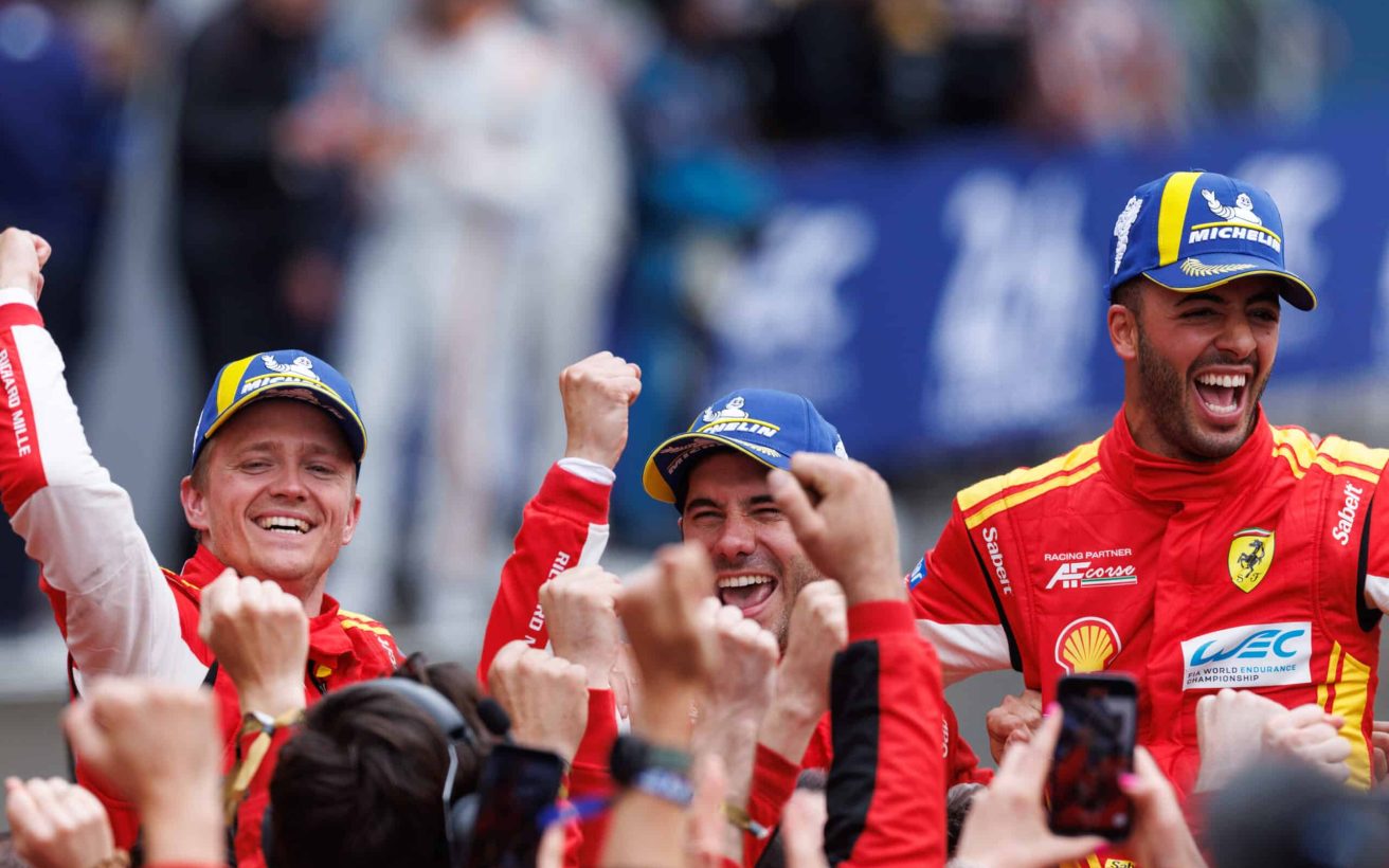 Nicklas Nielsen, Miguel Molina, Antonio Fuoco, Ferrari, Le Mans 2024