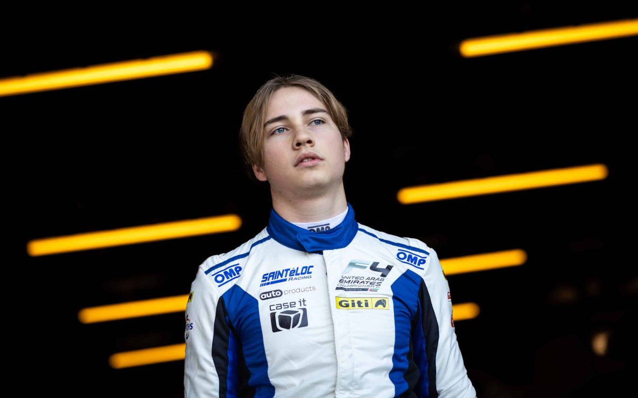 Dubai (UAE), January 8-14 2023 - First round of FRMEC / F4UAE at Dubai Autodrome Circuit. Theodor JENSEN #30, SAINTéLOC RACING. © 2023 Sebastiaan Rozendaal / Dutch Photo Agency.