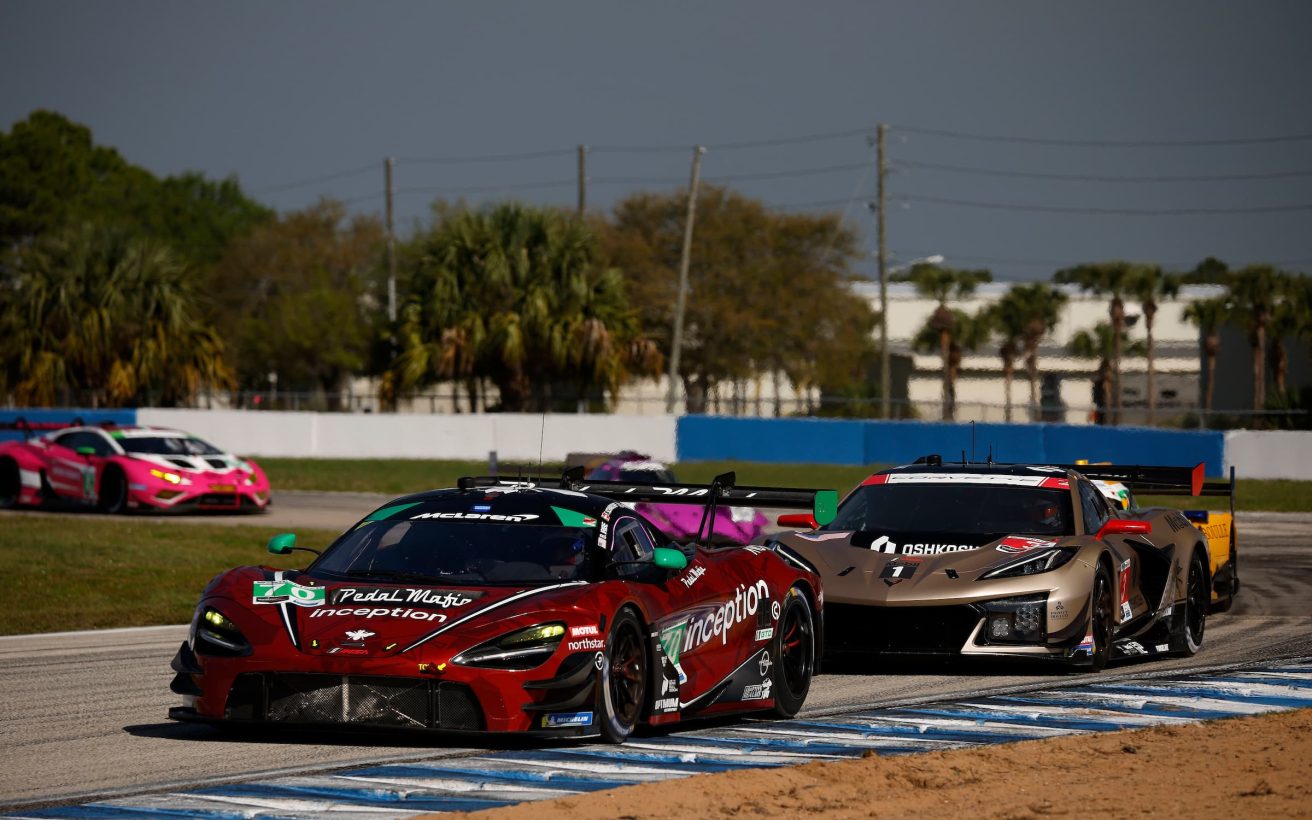 #70: Inception Racing, McLaren 720S GT3 EVO, GTD: Brendan Iribe, Frederik Schandorff, Ollie Millroy, #3: Corvette Racing by Pratt Miller Motorsports, Corvette Z06 GT3.R, GTD PRO: Antonio Garcia, Alexander Sims, Daniel Juncadella