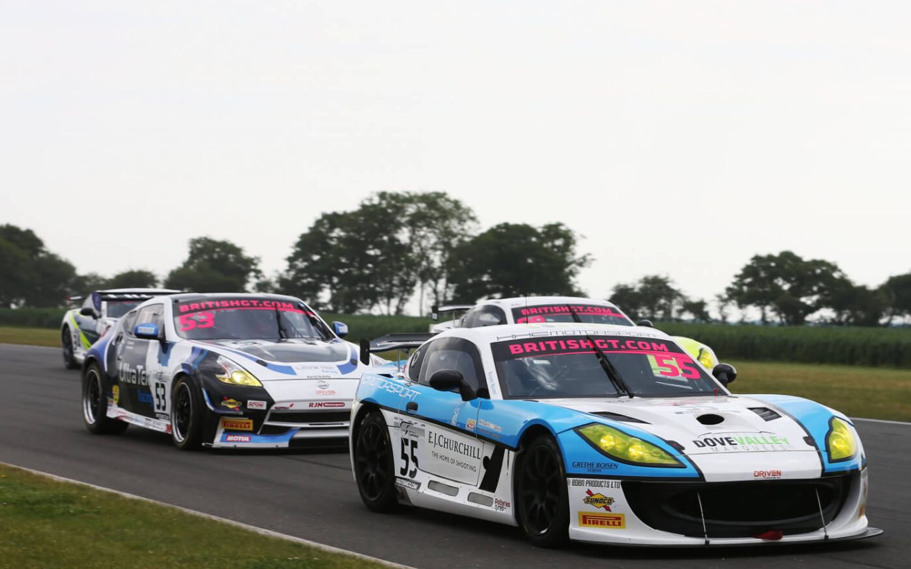 Patrik Matthiesen på Snetterton Park. Foto: British GT / Jakob Ebrey